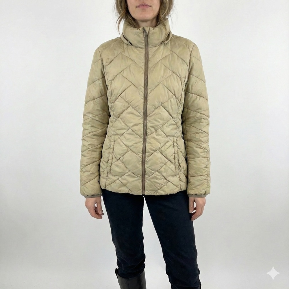 London Fog Travel Packable Down Jacket Lightweight Medium